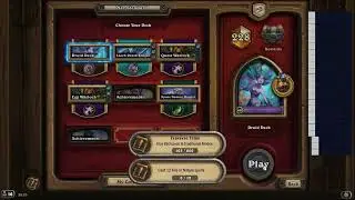 Hearthstone Across the Timeways Azshara Druid: Fabeled Opponents