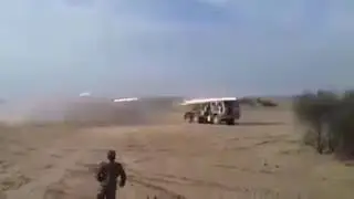 Pakistan  Army live firing from Sialkot Border today