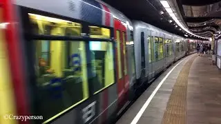 RET Metro 4 wagentrein combi MG2/1 op Stadhuis Rotterdam! ('Oud+nieuw+oud+nieuw')