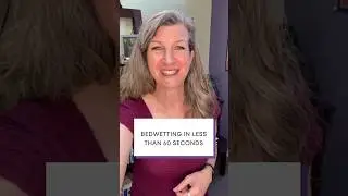 Bedwetting in less than 60 seconds ⏱️