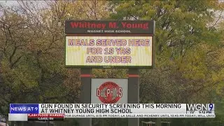 Gun found during entry screening at Whitney Young on first day of school