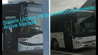 Solaris Urbino 15 III & IVECO Crossway 13 LE Line, Arriva Morava, průjezd, 345