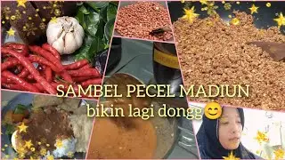 Bikin Sambal Pecel Madiun Lagi 😁VLOG 13#sambelpecel#madiun#pecelmadiun#kulinermadiun#kacang#peanut