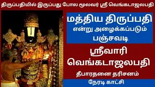 திருப்பதி போல் மத்திய திருப்பதி ஸ்ரீவாரி வெங்கடாஜலபதி தீப தரிசனம் LikeTirupati Sri Vari Venkateswara