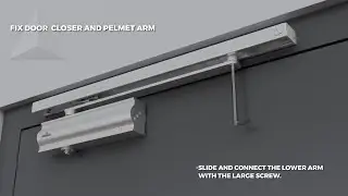 Door Closer 3D Animation Installation Video - Bull Door Closer