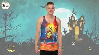 Halloween Men's Tank Top | Spook-tabular Halloween Men's Tank Tops! Style & Scare 🎃 #tanktop