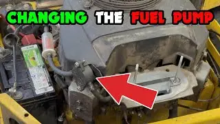 Replacing Fuel Pump on Great Dane Zero Turn Mower