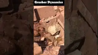 Large Stones Breaking Into Gravel # Heavy Machinery # Construction # Material # Stone Industry #