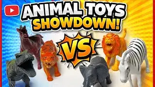 Can You Guess These Wild Animals? Toy Challenge! 🦓🦁🦖|