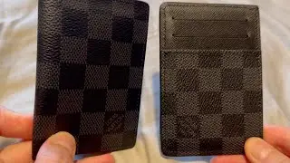 LOUIS VUITTON CARD HOLDER VS POCKET ORGANIZER | COMPARISON