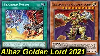 【YGOPRO】FALLEN OF ALBAZ GOLDEN LORD DECK 2021