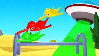 AVOID The ALIEN ABDUCTION In Human Fall Flat! (awesome)