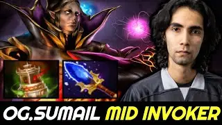 OG.SUMAIL Mid Invoker &mdash; Hard Game vs Raid Boss Faceless Void