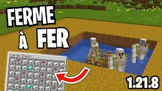 Ferme &agrave; FER AUTOMATIQUE 1.21.8! Minecraft Java