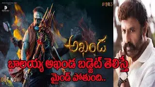 balakrishna boyapati new movie Akhanda BUDGET updates nbk 106 movie updates budget Million Akhanda