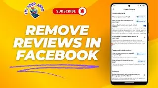 How to Remove Reviews in Facebook