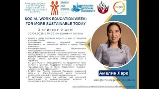 Day 9 - Social Work Education Week (21.-30.04.2025)