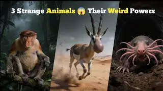 Top 3 Weird & Dangerous Animals in the World  | #meXfact #StrangeAnimals #WeirdAnimals