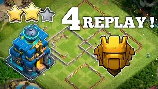 Killer Th12 Trophy Base | Anti 2/3 stars Th12 base with replay proof | With Copy Link in Description