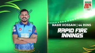 BPL T20 2023: Nasir Hossain 44 Runs | Match 8 | Dhaka Dominators vs Sylhet Strikers