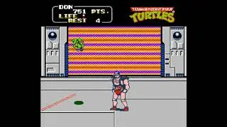 Teenage Mutant Ninja Turtles II The Arcade Game (NES) Final Boss and Ending - Toons in June