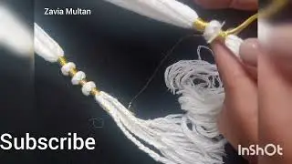 SPrang Handmade( nala)Making.nalay ka pankh  bnay ka trika.sarang designed. Zavia Multan .