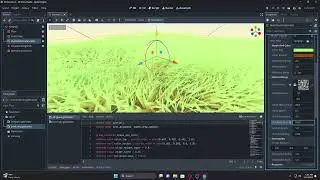Showcase: 3D stylized Grass shader for Godot 4 - with wind gusts and interaction