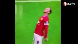 Rooney celebrates mock knockout by Phil Bardsley