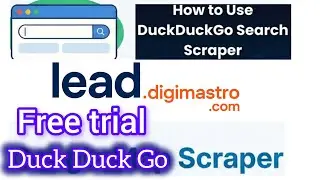 How to use the Duck Duck Go Search Scraper