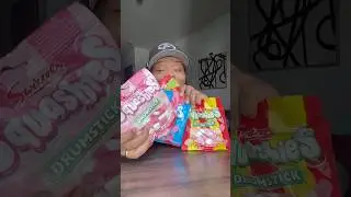 Trying UK Squashies Candy for the First Time!