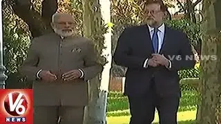 India-Spain Sign 7 Agreements During PM Narendra Modi Visit | V6 News