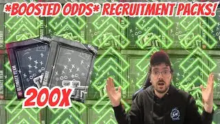 LOTS OF ELITES *BOOSTED ODDS* 200X RECRUITMENT PACK OPENING IN CFB 25!!