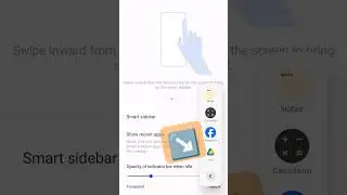 How to TURN OFF Smart Sidebar on Android Phone #sidebar #smart #shorts