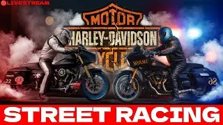 LIVE🔴 Die ILLEGALE Harley-Davidson DRAG RACING SZENE in den USA 🤯 (Live Reaction)