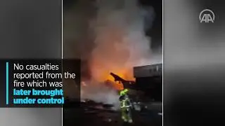 A fire broke out on a container ship at Dubai's Jebel Ali Port
