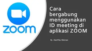 Gabung dengan Zoom menggunakan ID Meeting dan merubah nama peserta