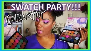 Colourpop BYOP Pressed Powder Shadows Swatched!!!