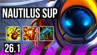 NAUTILUS & Seraphine vs LUX & Aphelios (SUP) | EUW Master | 26.1