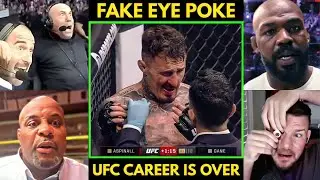 UFC Fighters REACT to Tom Aspinall vs Ciryl Gane EYE POKE Controversy!