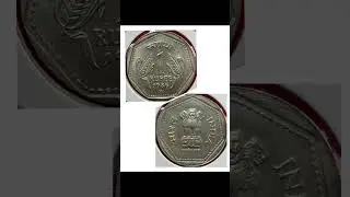 Republic Coins Of India 1rs co-ni  1986 Hyderabad Mint  My Collection