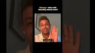 Alimony - when wife secretly earns more