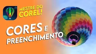 Como usar CORES no COREL DRAW | Curso Mestre do Corel