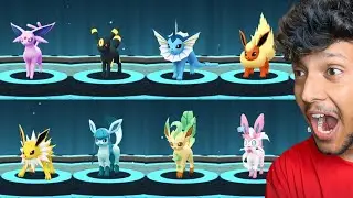 Finally I Got All Evolution of Eevee Pokemon!🔥 Pok&eacute;mon - Let&rsquo;s Go Pikachu
