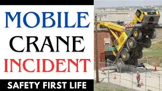🏗💥🛑⚡ Mobile crane incident | Crane safety risk assessment #cranelifting #cranesafety