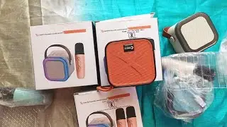 Wireless Karaoke Speaker Unboxing Trick Video - New Bluetooth speaker