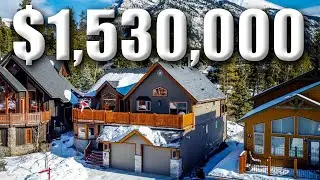 Inside this 1.53 million dollar ROCKY MOUNTAIN home | Canmore | Canada
