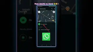 Whatsapp par Live Location kaise send kare ? Whatsapp pe location kaise bheje #shortvideo #trending