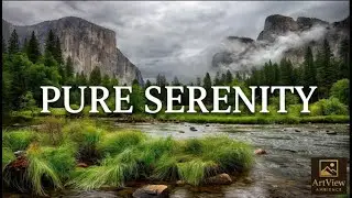 Misty Mountains & Peaceful River Flow |  Nature Ambience