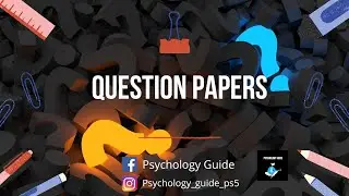 M.A Psychology Question Paper, University of Delhi #psychology #delhiuniversity #psychologist
