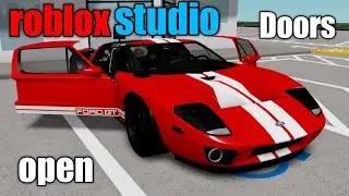 how to make animate car doors in roblox studio!